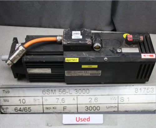 Seidel Danaher servomotor 6SM 56-L 3000 , 6SM56-L3000 , 6SM 56-L 3000-BV