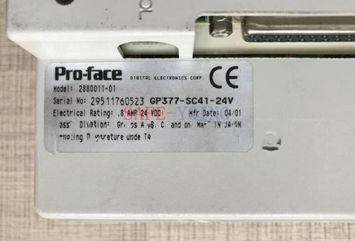1PC PRO-FACE PROFACE GP377-SC41-24V PROFACE TOUCH SCREEN Used