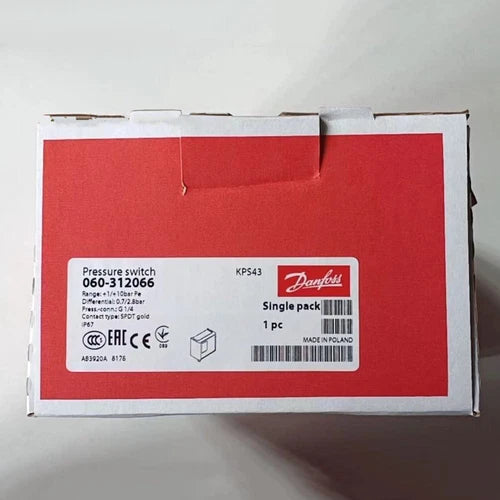 1PC New DANFOSS 060-312066 KPS43 Pressure Switch