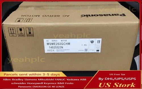 1PC NEW Panasonic SERVO MOTOR MSME202GCHM