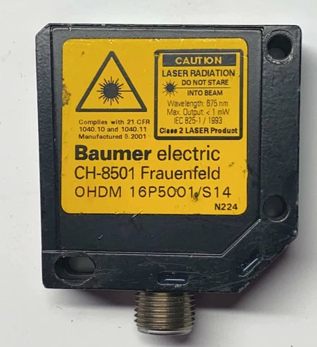 Baumer Optischer N?herungsschalter OHDM 16P5001/S14 Laser-Lichttaster