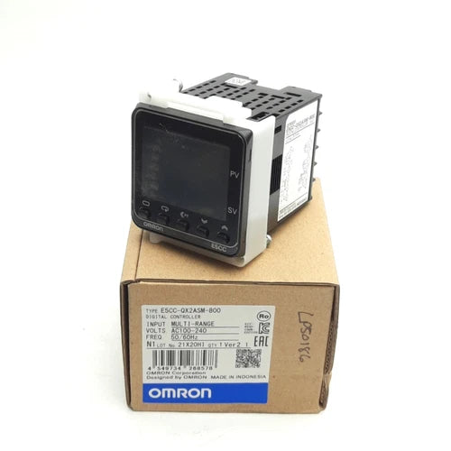 Omron E5CC-QX2ASM-800 Digital Controller, Universal Input, 12VDC PNP Output