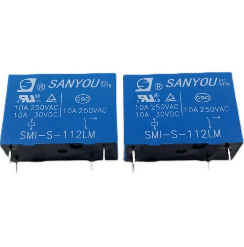 10PCS NEW SANYOU SMI-S-112LM SMIS112LM 12V RELAYS BRAND
