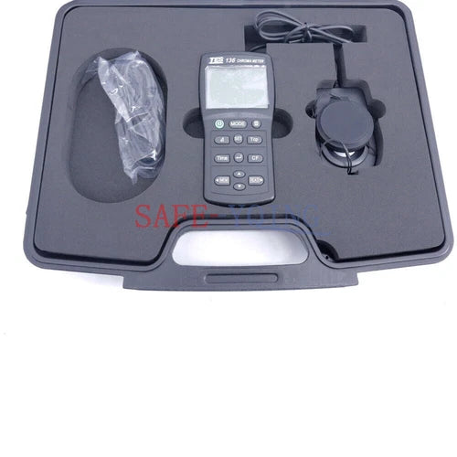 NEW Chroma Meter Illuminometer Meter with Data Logger Function Lux Meter TES-136
