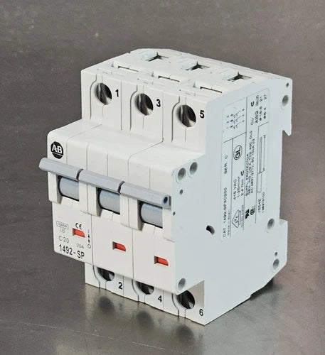 Allen Bradley 1492-SP3C200 Ser C circuit breaker 20 amp 3 pole.            4D-26