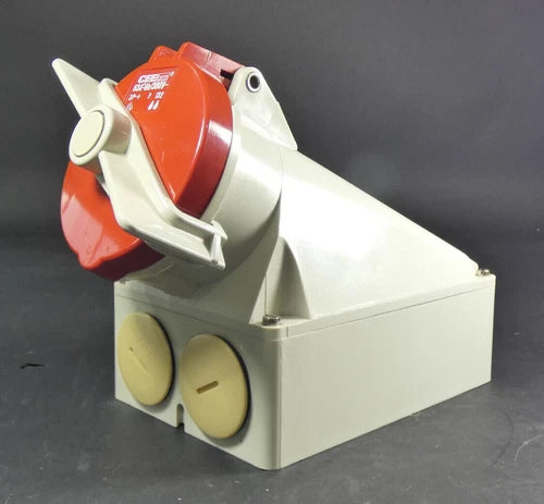 CEEform Wandsteckdose | 63A*-6h/380V~ | 4 polig | Typ 132