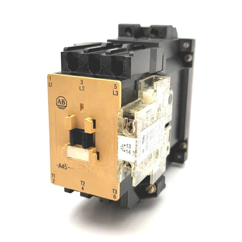 Allen Bradley 100-A45NZ*3 Ser B Contactor 200-660VAC 45A 40HP 3-Pole 24VDC Coil