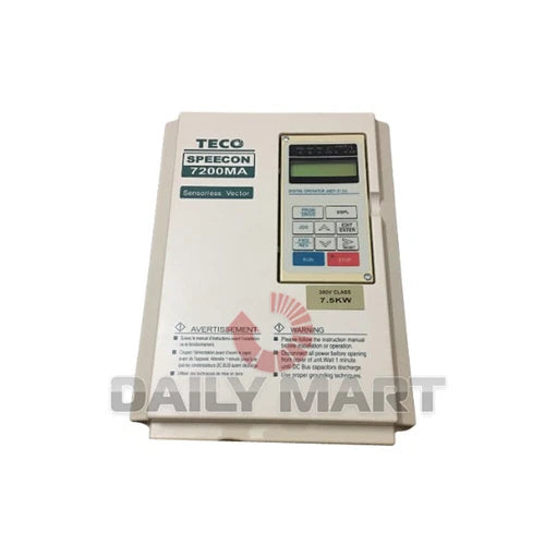 Used & Tested TECO 7200MA Inverter 7.5KW 380V