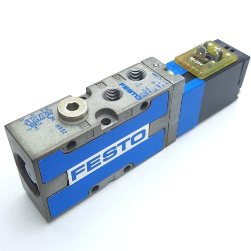 Festo MVH-5-1/8-B Solenoid Valve, 0.2MPa-1MPa, 24VDC, 750l/min, M5 Pilot