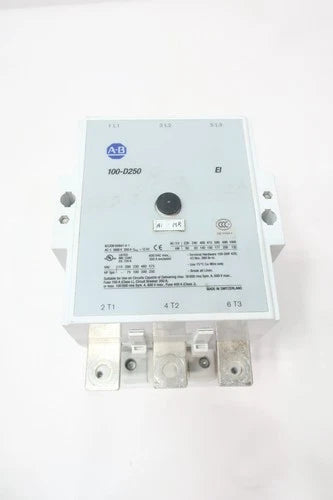 Allen Bradley 100-D250ED11 Ac Contactor 200hp 250a Amp 110-130v-ac