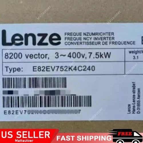 Lenze E82EV752_4C240 E82EV7524C240 E82EV752-4C240 INVERTER New Expedited Ship