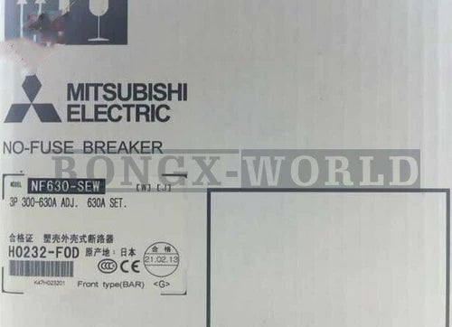 NEW 1PCS Mitsubishi Circuit breaker NF630-SEW 3P 300-630A adjustable