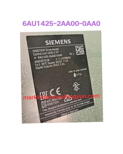 6AU1425-2AA00-0AA0 Used SIMOTION drive-based control unit D425-2 DP Test OK