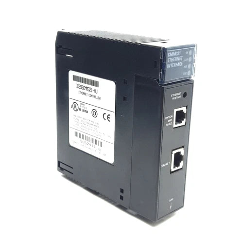 GE Fanuc IC693CMM321-HJ 90-30 Series Ethernet Interface Module, 16-Connections