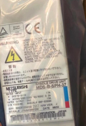 New in Box Mitsubishi MDS-B-SPH-37 Spindle Drive