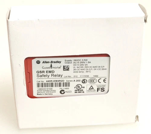 Allen-Bradley Guardmaster GSR EMD Safety Relay | Ser. A 202 | 440R-EM4R2D