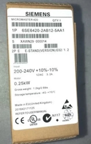 NEW Siemens 6SE6420-2AB12-5AA1 6SE6 420-2AB12-5AA1