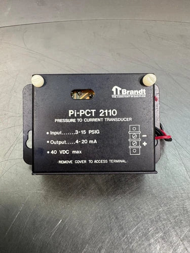 Brandt PI-PCT-2110 Pressure To Current Transducer (6D-12)