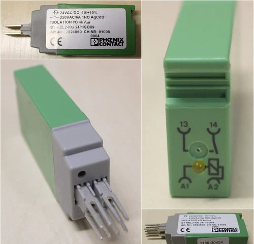 PHOENIX Relay Connector ST-REL2-KG24/1/SO89 - 2824860
