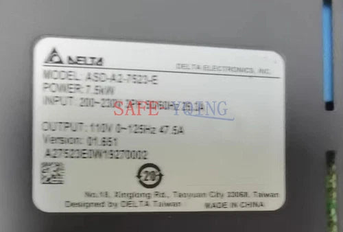 1PC Delta ASD-A2-7523-E Servo Drive New