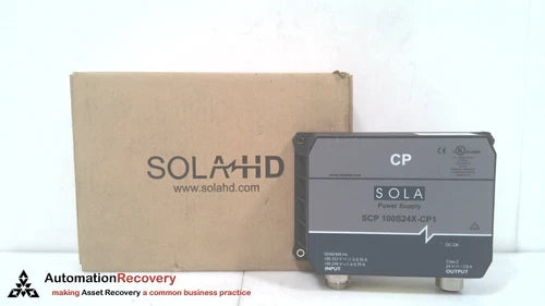 EMERSON-SOLA SCP100S24X-CP1, AC/DC ENCLOSED POWER SUPPLY(PSU), NEW #328273