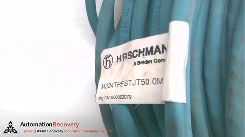 HIRSCHMANN M224TPESTJT50.0M DOUBLE-ENDED CORDSET #198259