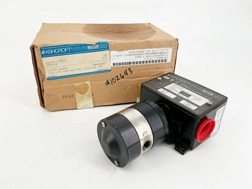Novo interruptor de press?o Ashcroft D424V XFMFS 15A 480V 60-2000PSI 4Kg/cm2 400kPa