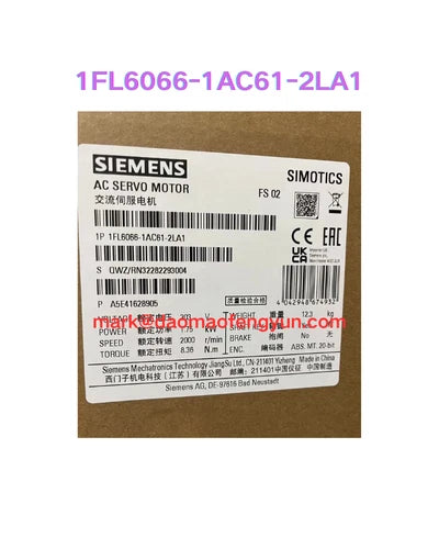 1FL6066-1AC61-2LA1 New  SIMOTICS S-1FL6, SH65, TTL, brake, Fast Shipping, DHL/FE