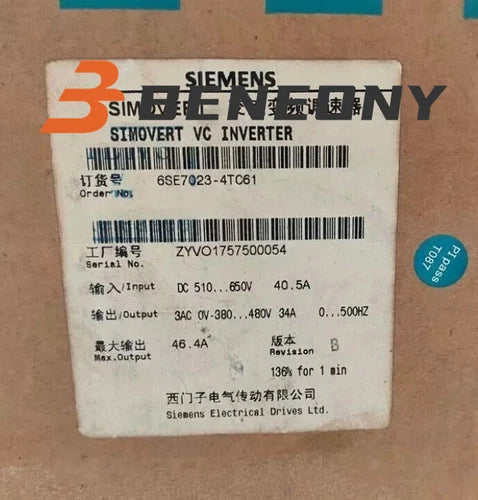 6SE7023-4TC61 NEW SIEMENS SIMOVERT MASTER DRIVES 6SE7023-4TC61 FedEx/DHL