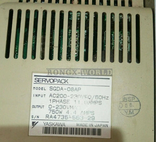 ONE USED YASKAWA SGDA-08AP PLC TESTED
