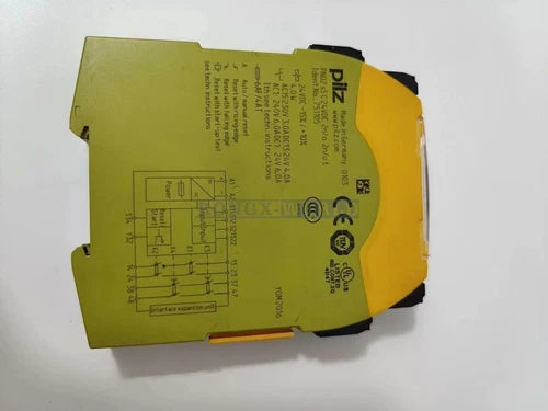 1PC PILZ 751105 PNOZ s5 C 24VDC safety relay USED