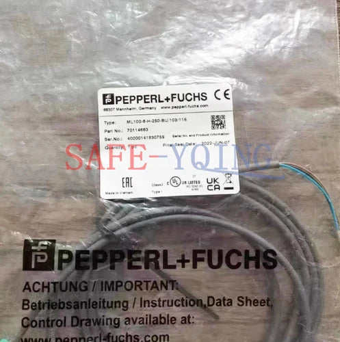 One Pepperl+Fuchs ML100-8-H-250-BU/103/115 Photoelectric sensor new