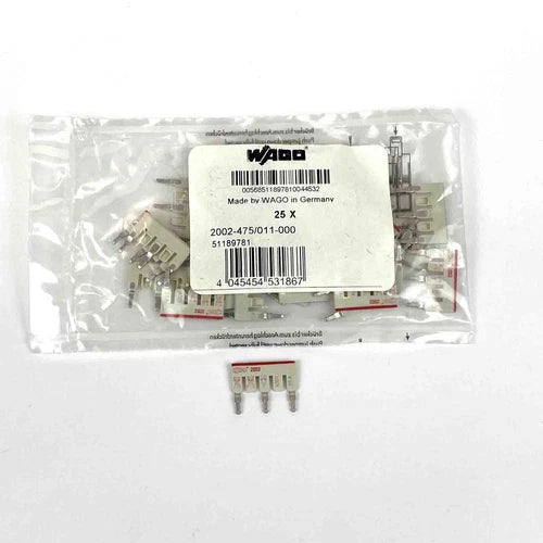Wago 2002-475/011-000 Schachtelbr¨¹cker 1-3-5 TopJob S, lichtgrau (VE 25Stk.), OV