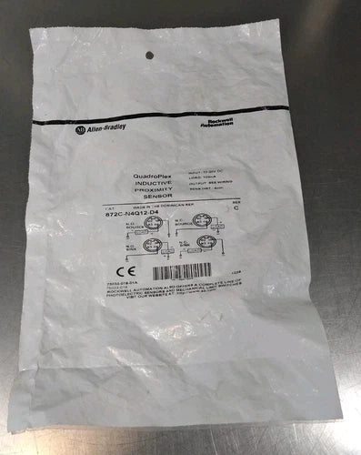 Allen Bradley 872C-N4Q12-D4/C QuadroPlex Inductive Proximity Sensor      Loc5E16