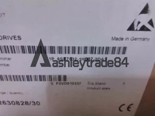 1PCS New Siemens Main Drive Brake Unit 6SE7032-1HB87-2DA1