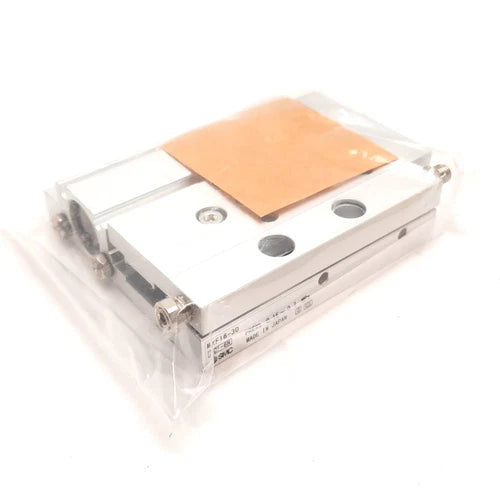 SMC MXF16-30 Pneumatic Slide Table, Bore: 16mm, Stroke: 30mm, 0.15-0.7MPa M5x0.8