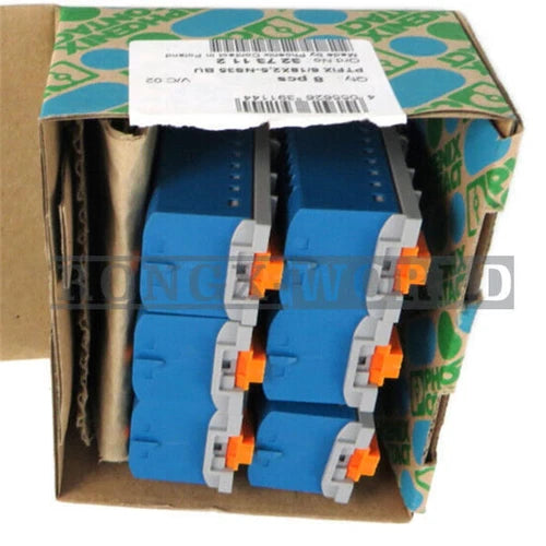 8PCS Phoenix Contact PTFIX 6/18X2,5-NS35 BU 3273112 Distribution block Brand new