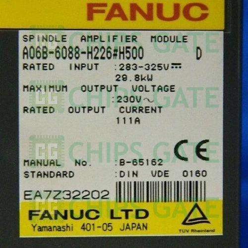 1 pe?a nova Fanuc A06B-6088-H226#H500 servo amplificador envio r¨¢pido