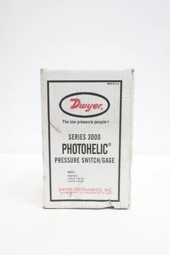 Dwyer 3010SGT Photohelic Pressure Switch