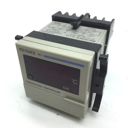 Keyence TF1-15 Temperature Controller Panel Mount Voltage 12-24VDC