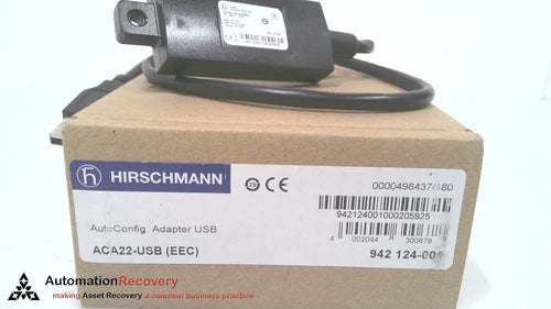 HIRSCHMANN 942 124-001 AUTO-CONFIGURATION ADAPTER, ACA22-USB EEC, NEW #325991