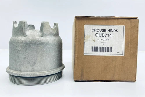 EATON CROUSE-HINDS GUB714 THREADED DOME COVER FOR GUB01 JUNCTION BOXES 4