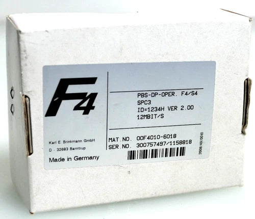 KEB 00F4010-6018 Profibus Operator DP PBS-DP-OPER. F4/S4