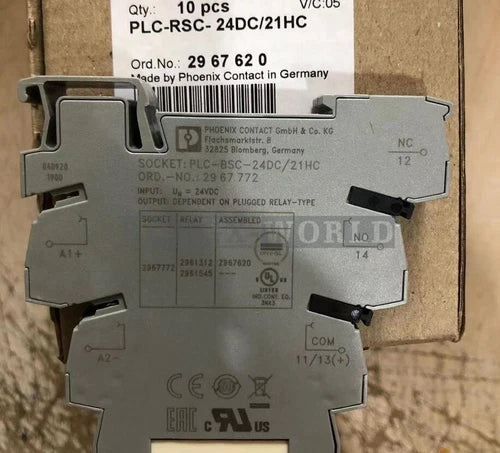 10PCS NEW Phoenix Contact 2967620 PLC-RSC-24DC/21HC Relay Module
