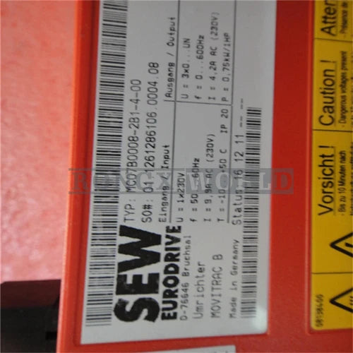 ONE SEW MC07B0008-2B1-4-00 frequency converter Used