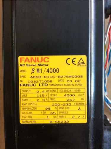 1PC NEW FANUC A06B-0116-B275#0008 SERVO MOTOR A06B0116B275#0008