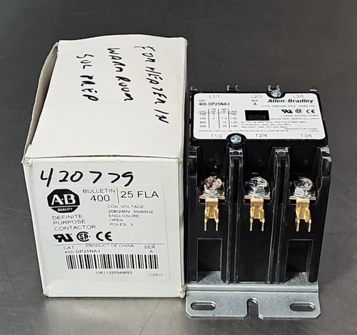 Allen Bradley 400-DP25NA3  Ser A   Contactor                             loc4C32