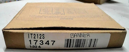 BANNER ENGINEERING IT212S FIBER OPTIC CABLE *FREE SHIPPING*