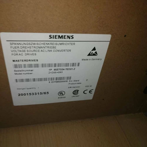 1PCS NEW SIEMENS INVERTER 6SE7024-7ED61-Z Z=D99+G93
