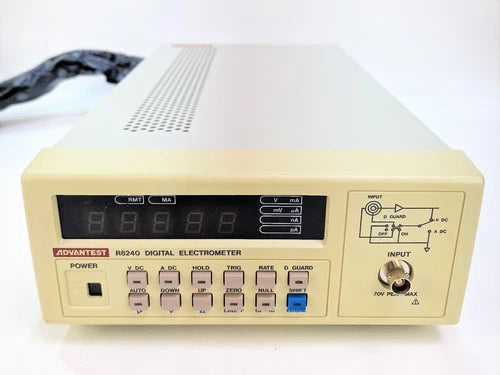 Advantest R8240 Digital Elektrometer + Omron Z3GB optical GP-IB Link